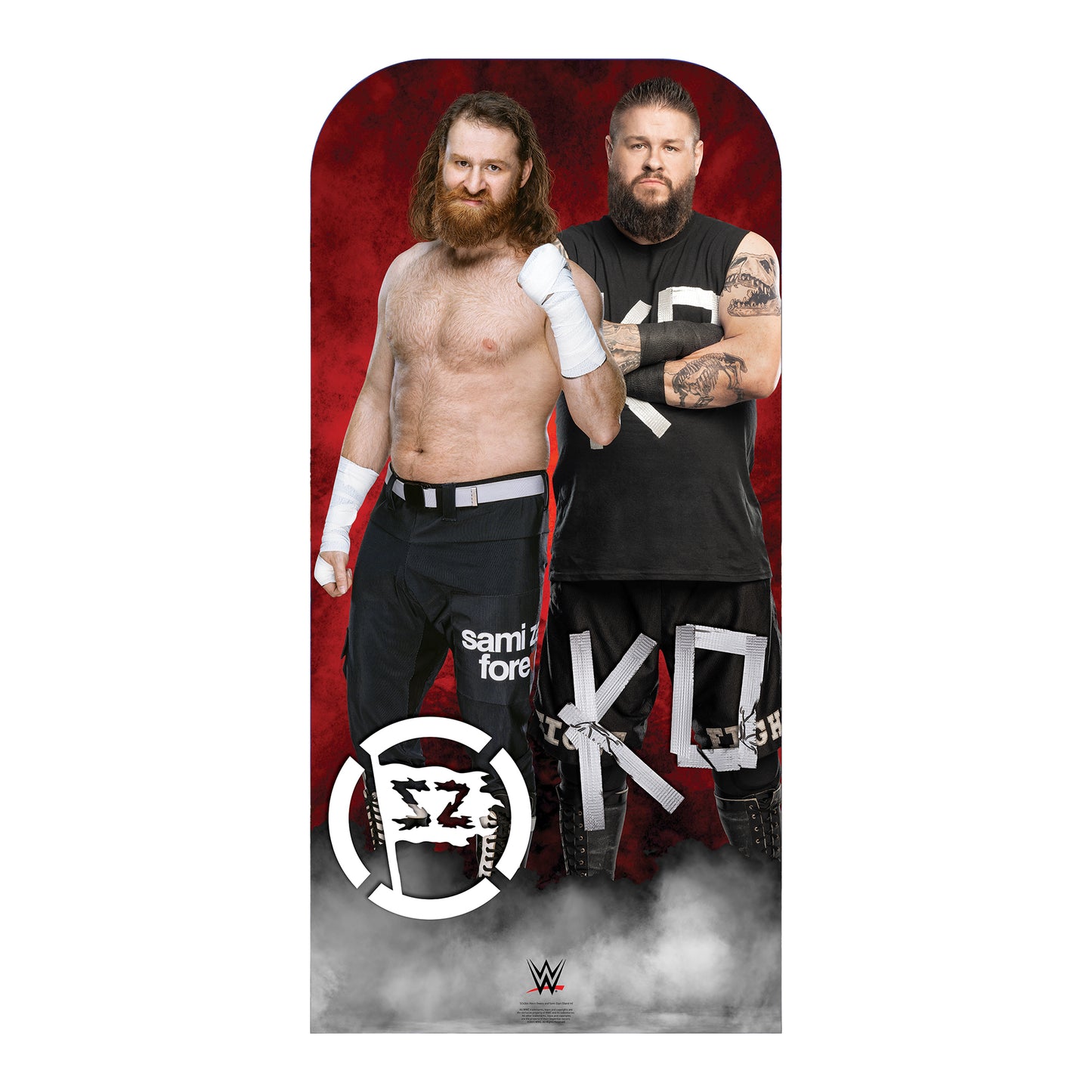 SC4364 Owens and Zayn WWE Stand In Cardboard Cut Out Height 193cm