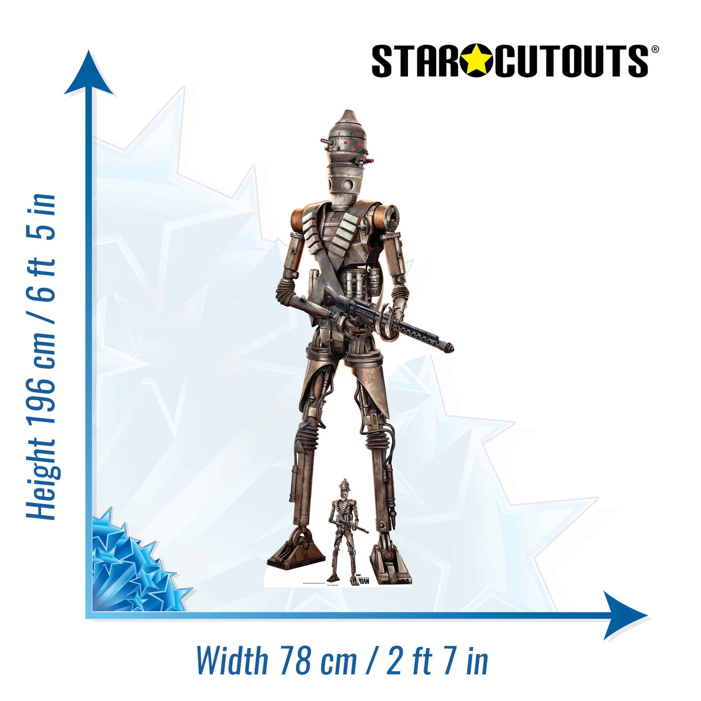 SC4369 IG-11 Star Wars Cardboard Cut Out Height 196cm
