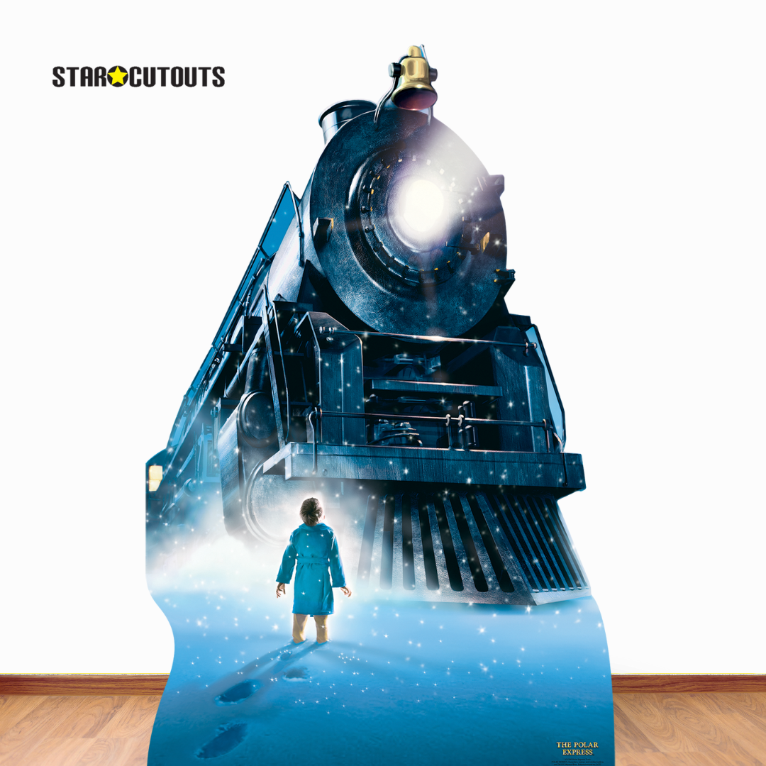 SC4380 Polar Express Train Cardboard Cut Out Height 142cm - mycardboardcutout