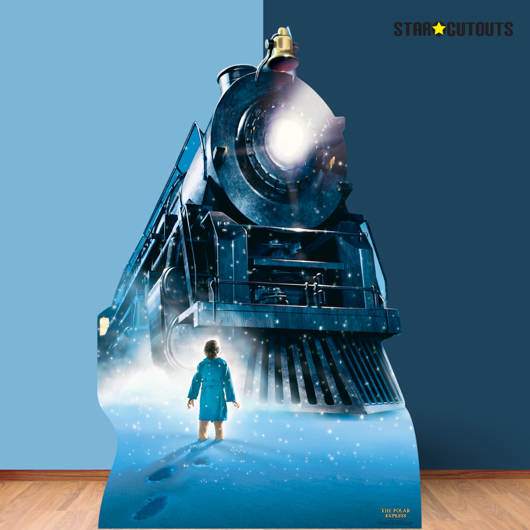 SC4380 Polar Express Train Cardboard Cut Out Height 142cm - mycardboardcutout