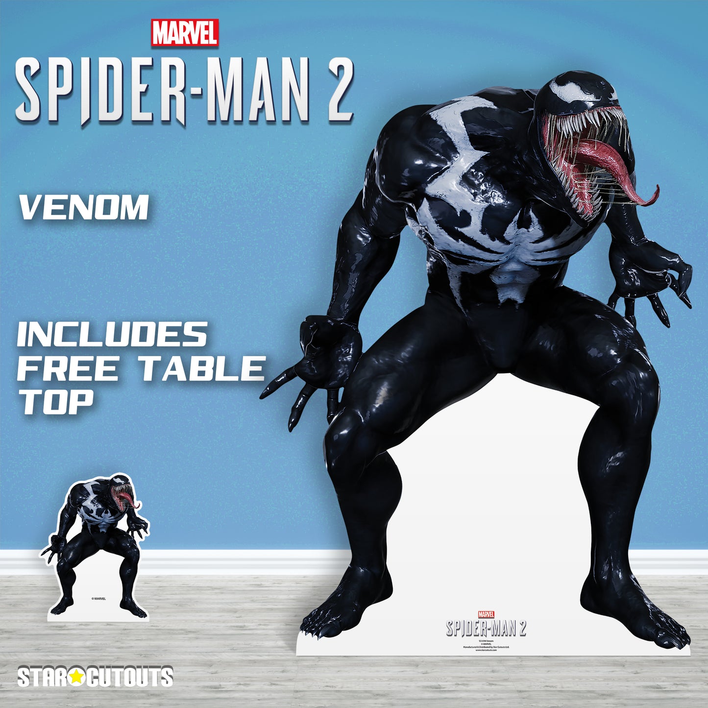 SC4394 Venom Spider Man 2 Cardboard Cut Out Height 126cm