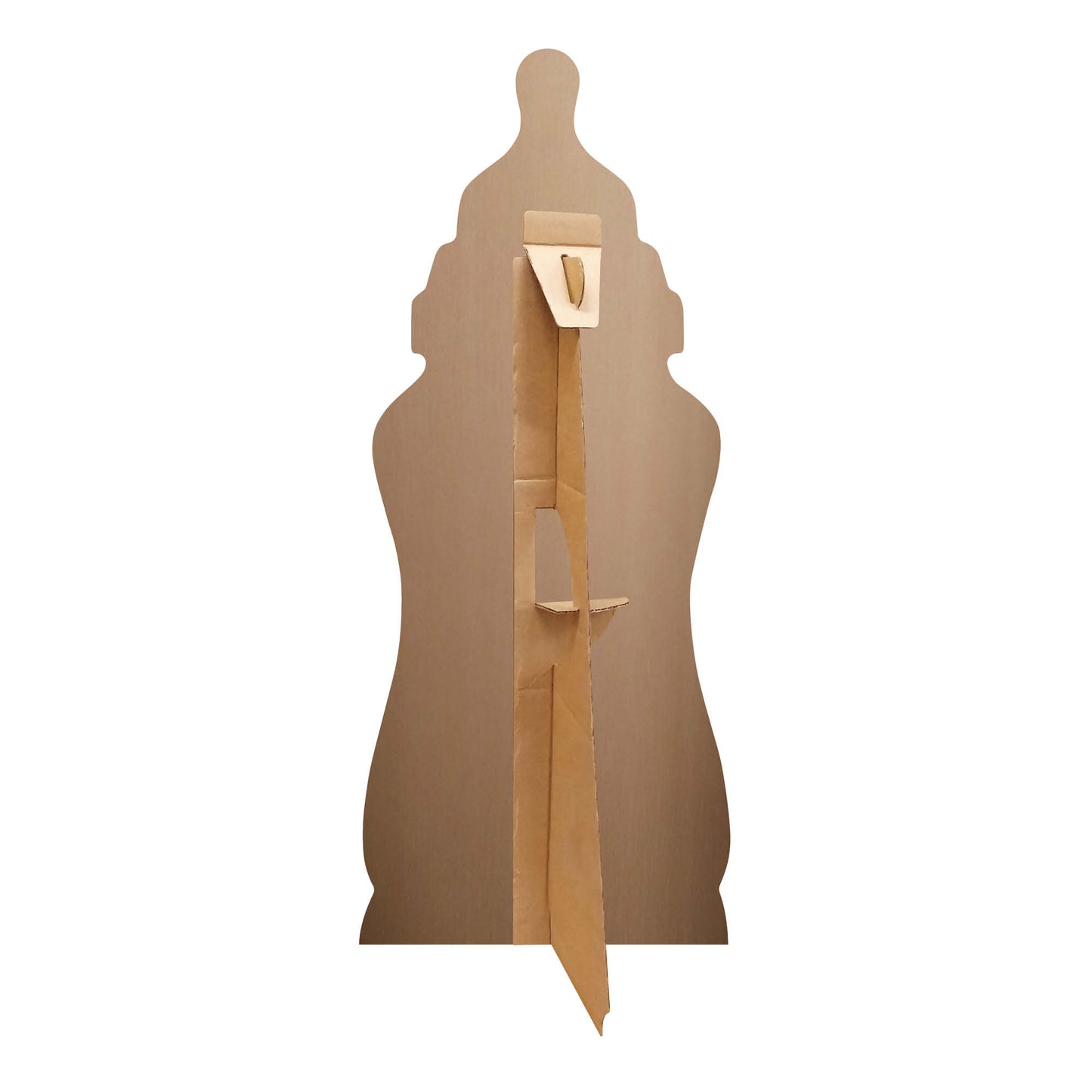 SC4395 Baby Bottle Pink Star Mini Cardboard Cut Out Height 91cm - mycardboardcutout