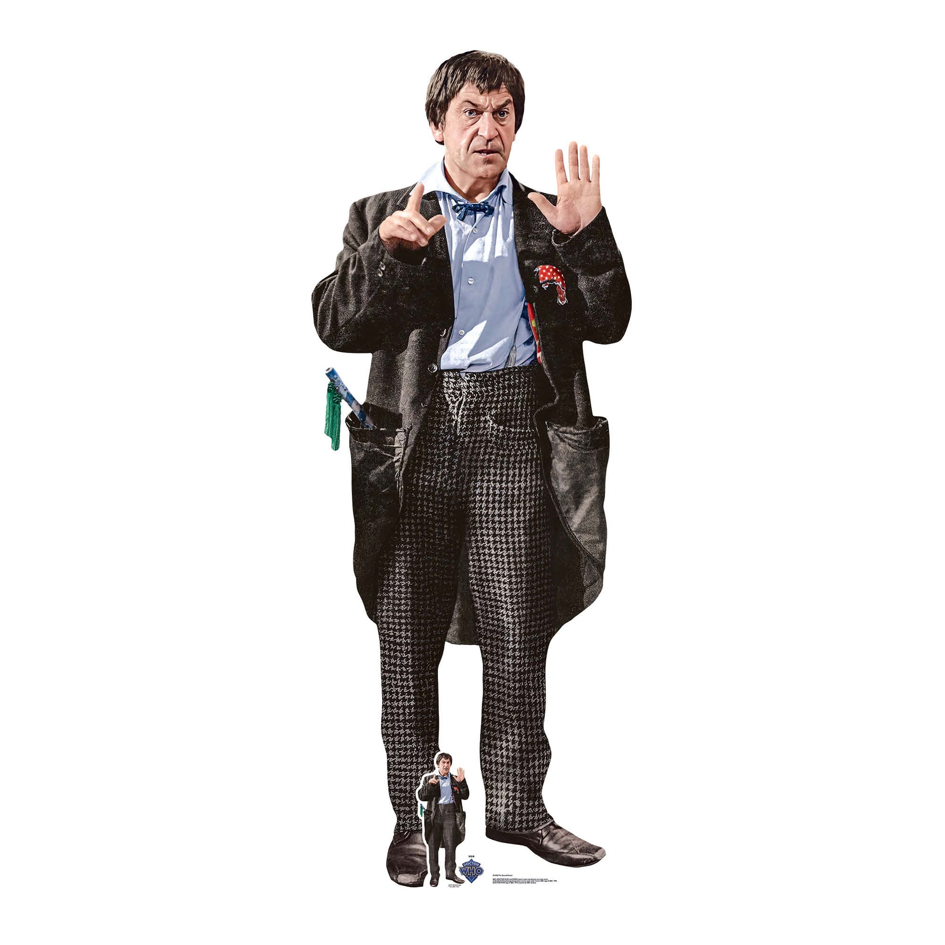 SC4402 Second Doctor Patrick Troughton Cardboard Cut Out Height 171cm - mycardboardcutout