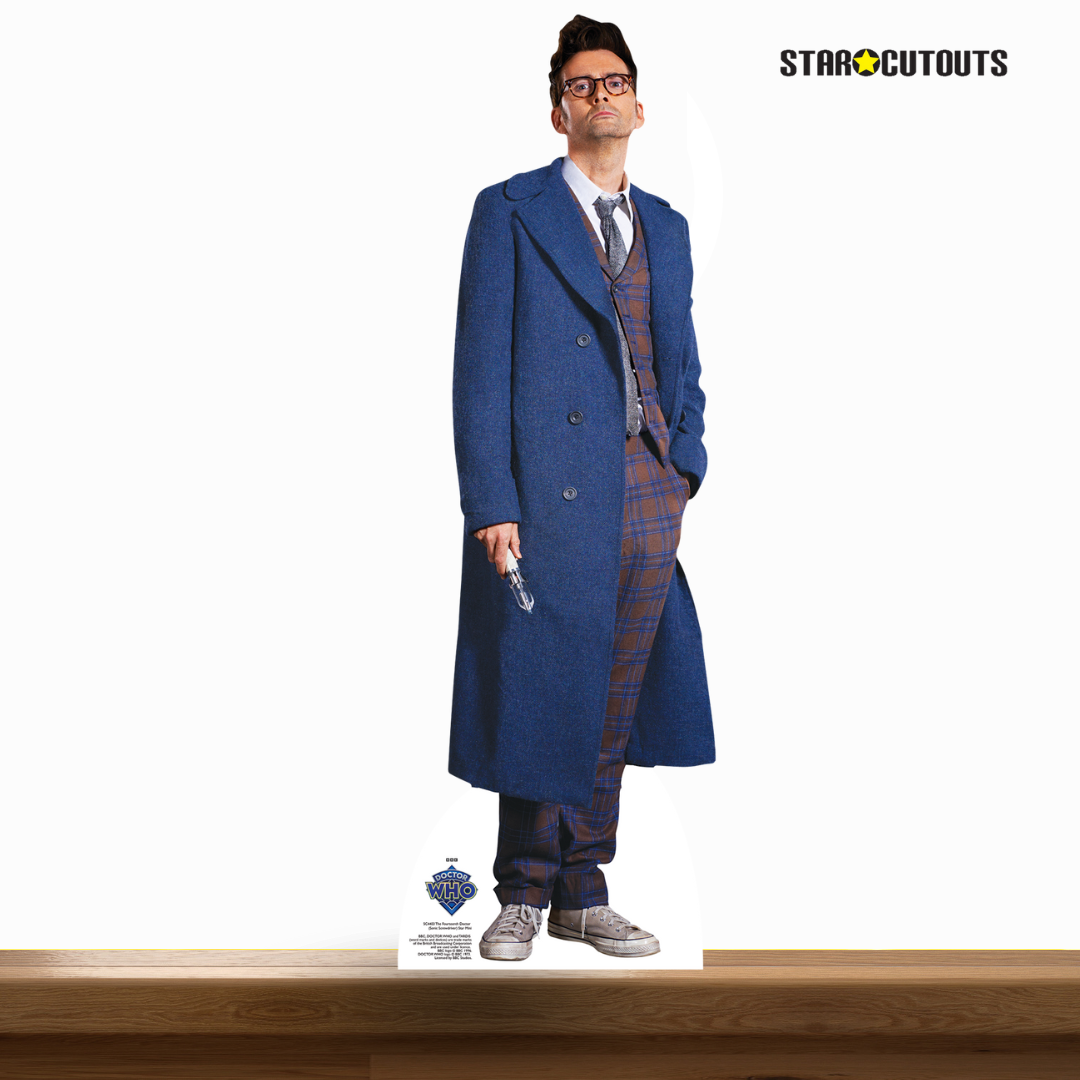 SC4403 14th Doctor Who Sonic Screwdriver David Tennant Star Mini Cardboard Cut Out Height 93cm - mycardboardcutout