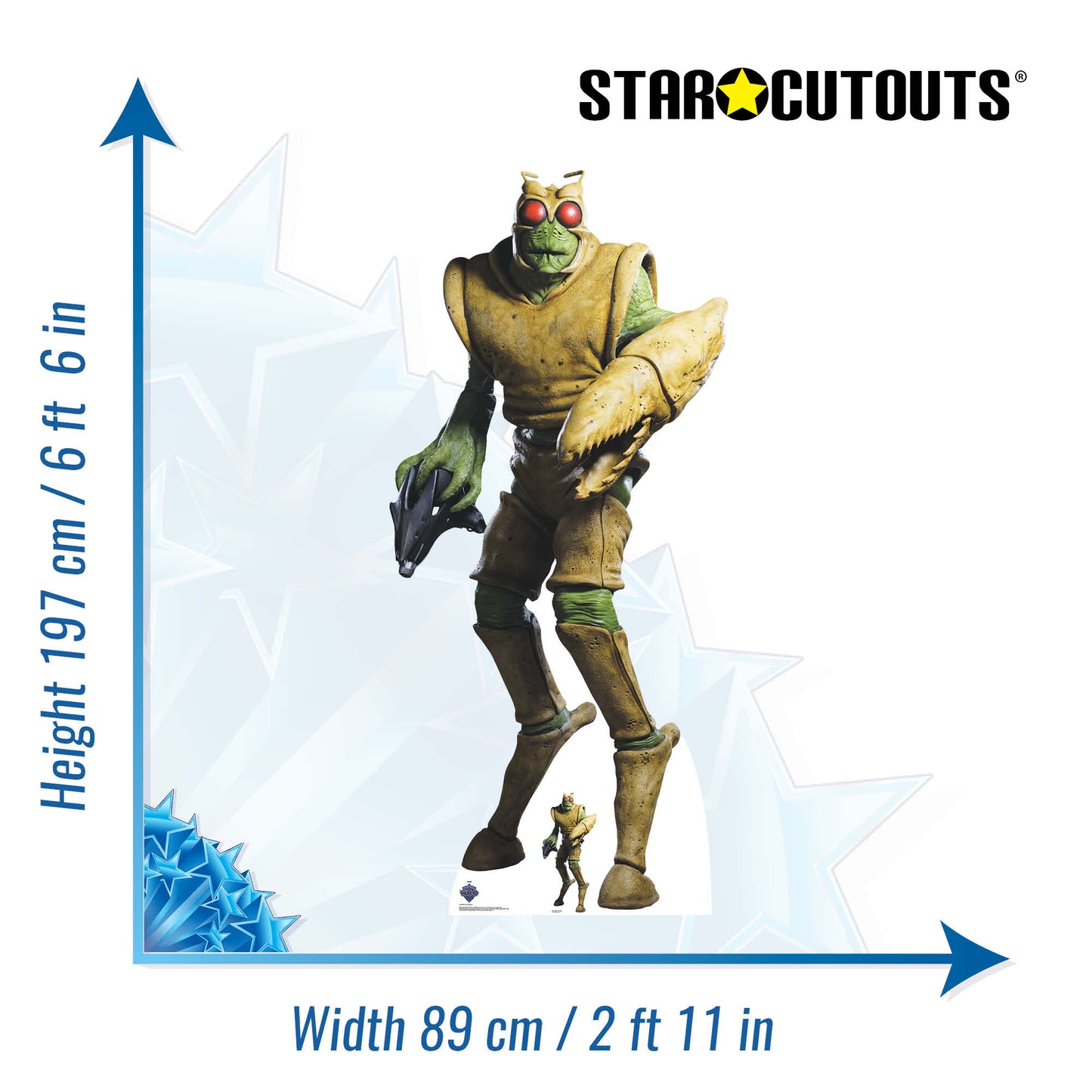 SC4404 Wrarth Doctor Who Cardboard Cut Out Height 197cm - mycardboardcutout