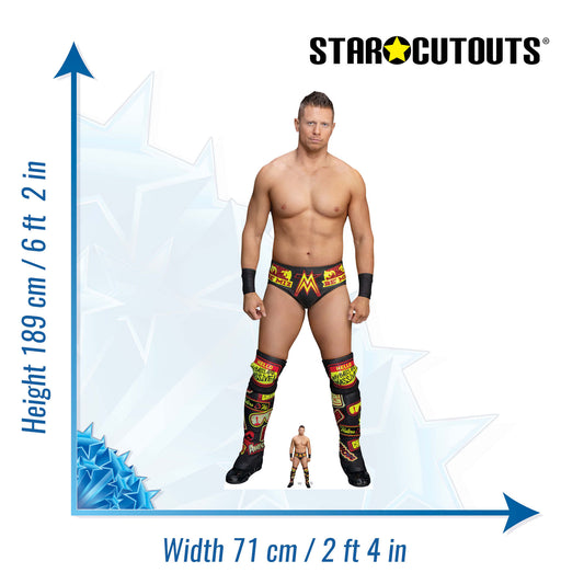 SC4408 The Miz WWE Cardboard Cut Out Height 189cm - mycardboardcutout
