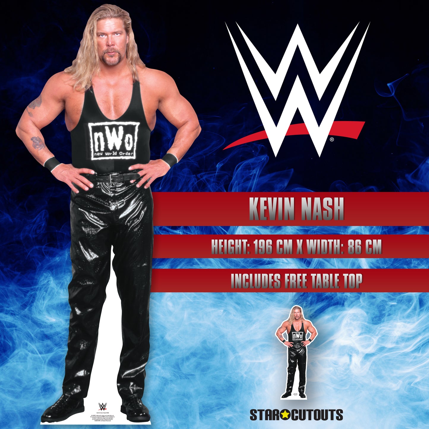 SC4413 Kevin Nash NWO WWE Cardboard Cut Out Height 196cm - mycardboardcutout