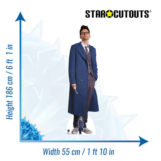 SC4425 14th Doctor Who Sonic Screwdriver David Tennant Cardboard Cut Out Height 186cm - mycardboardcutout