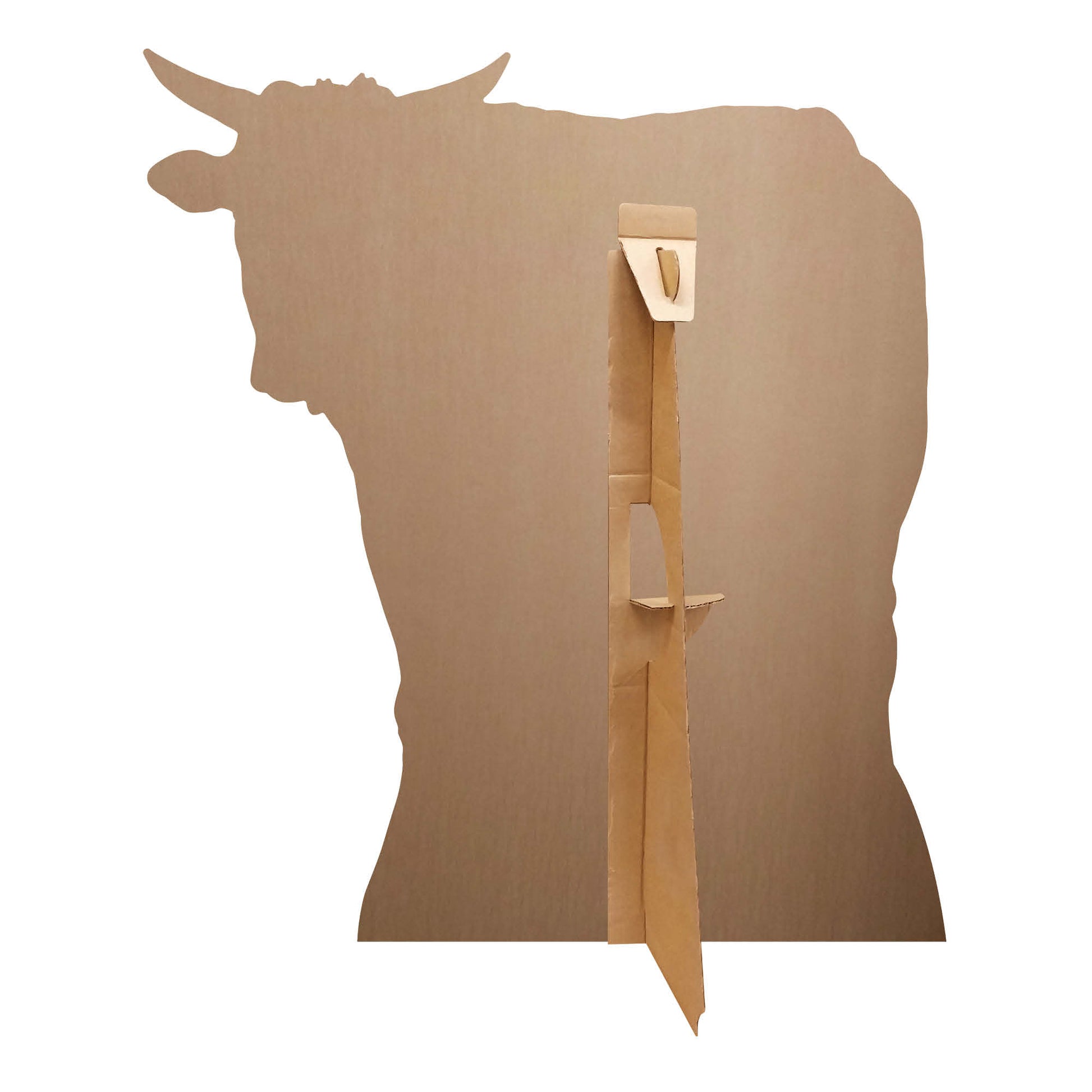 SC4436 Young Bull Farm Animal Cardboard Cut Out Height 100cm - mycardboardcutout