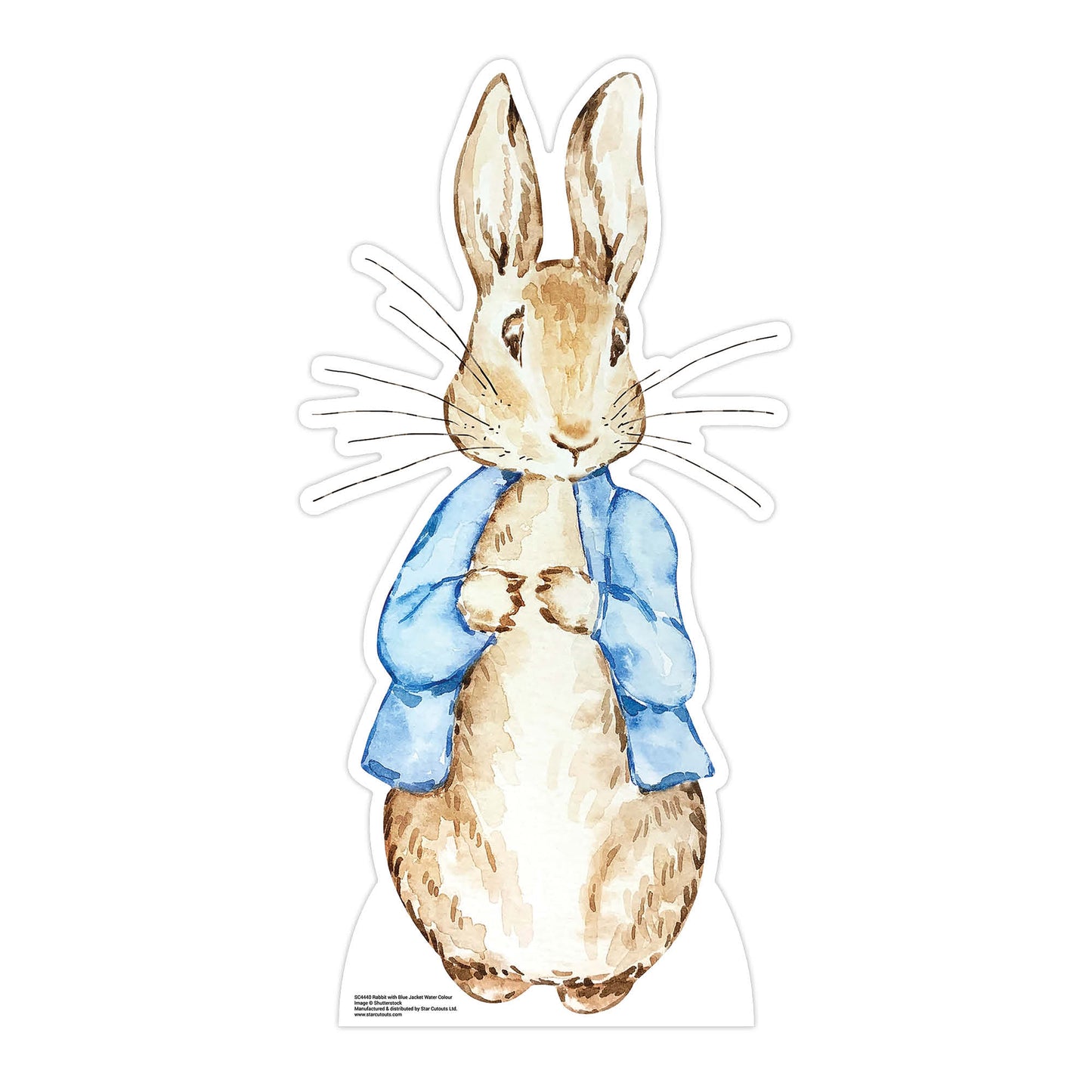 SC4440 Rabbit Blue Jacket Cardboard Cut Out Height 93cm - mycardboardcutout