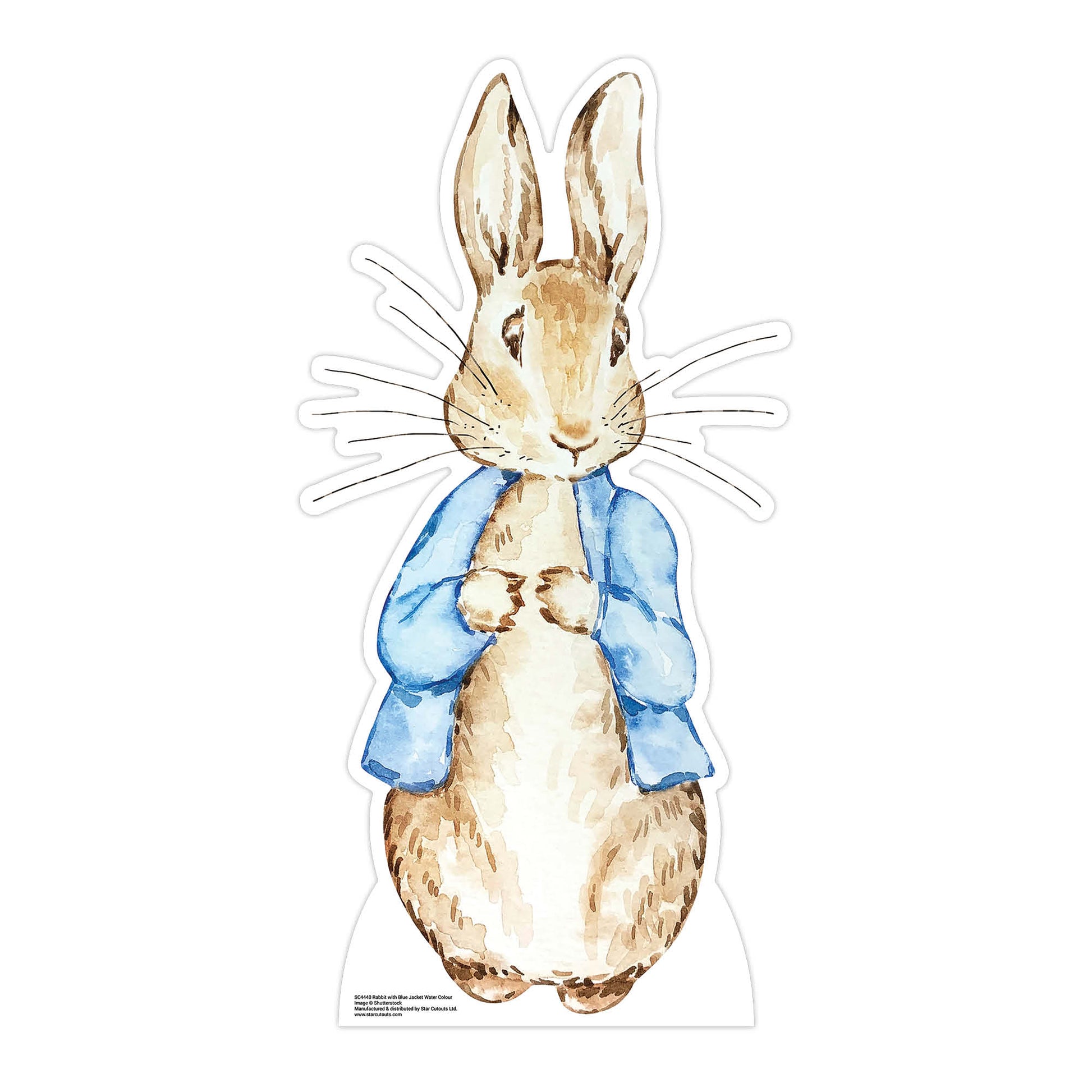 SC4440 Rabbit Blue Jacket Cardboard Cut Out Height 93cm - mycardboardcutout