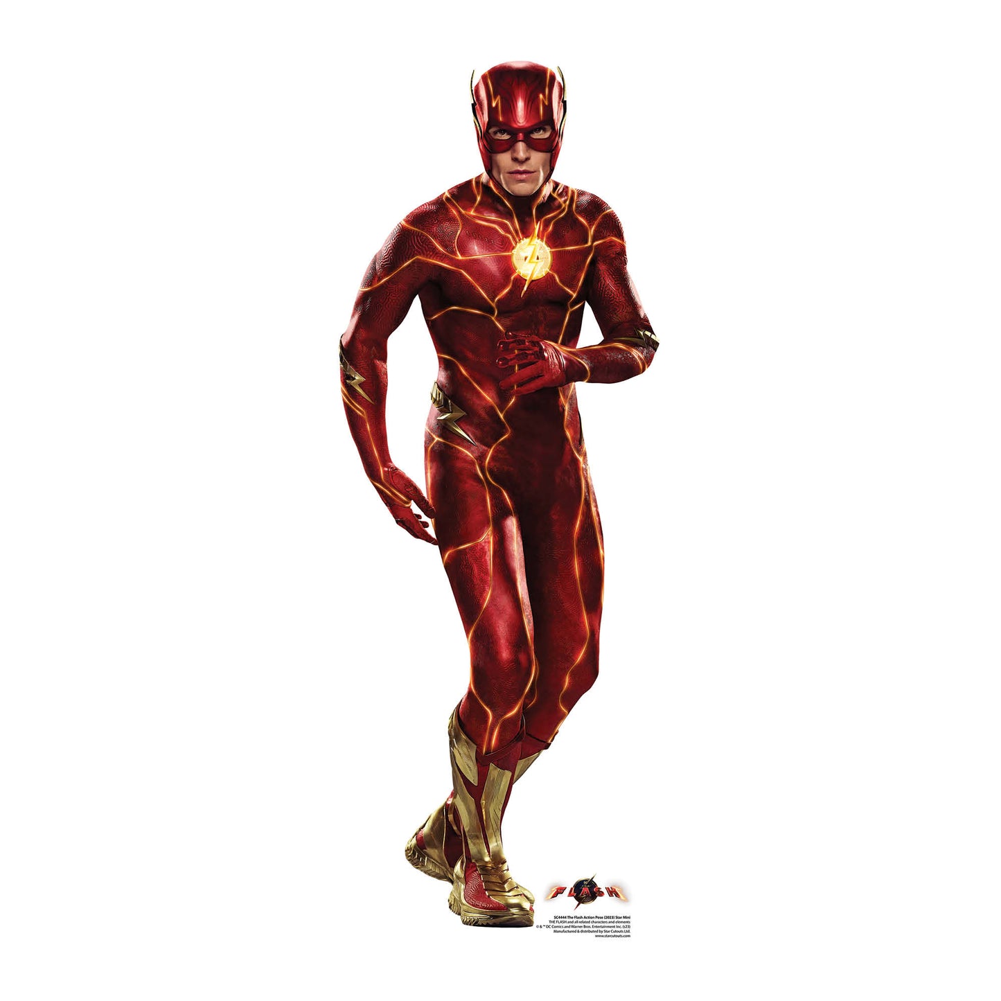 The Flash Ezra Miller Action Pose 2023 Star Mini Cardboard Cutout - mycardboardcutout