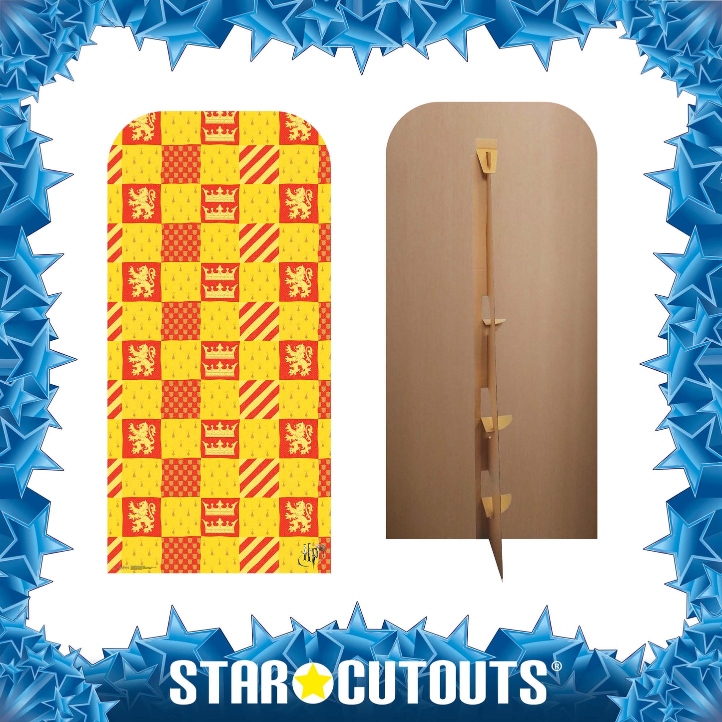 SC4446 Gryffindor Hogwarts House Backdrop - Sailboard Harry Potter Cardboard Cut Out Height 193.00cm - mycardboardcutout