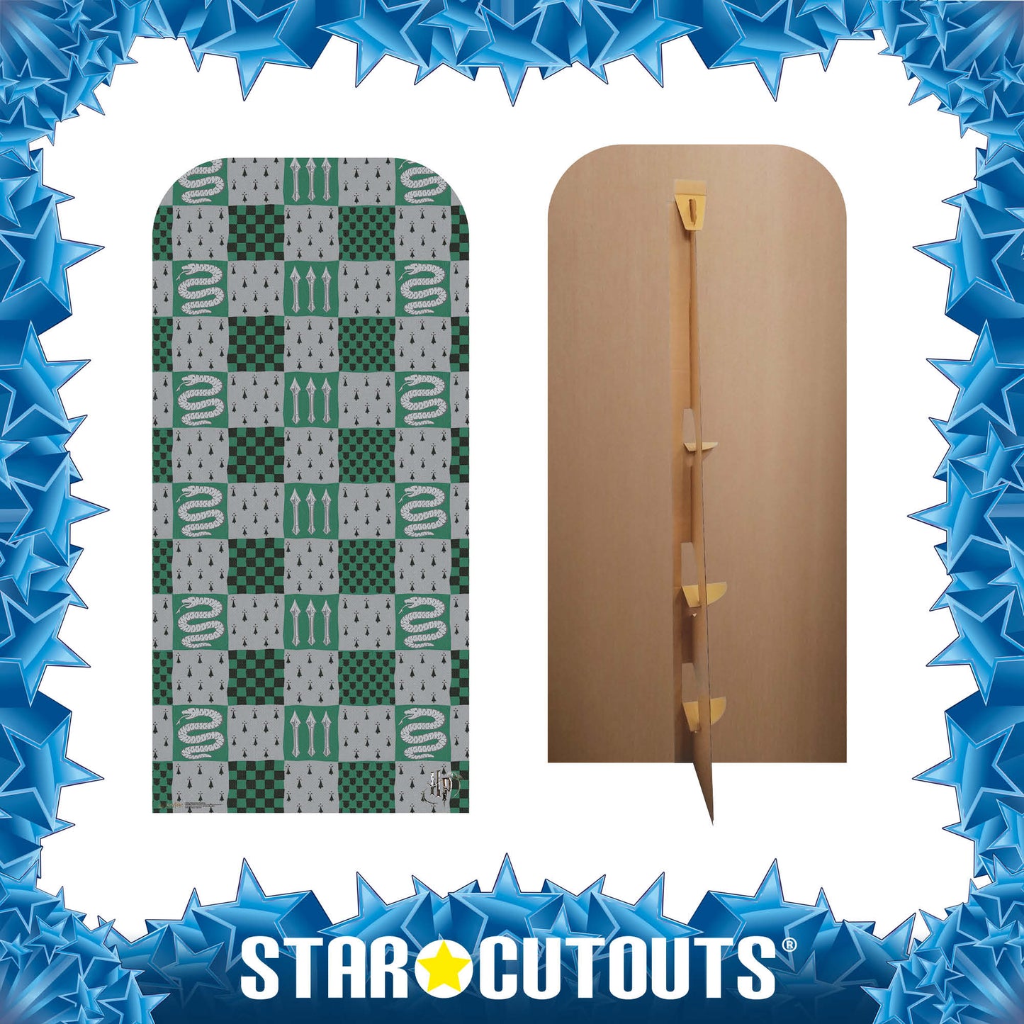 SC4447 Slytherin Hogwarts House Backdrop - Sailboard Harry Potter Cardboard Cut Out Height 193.00cm - mycardboardcutout