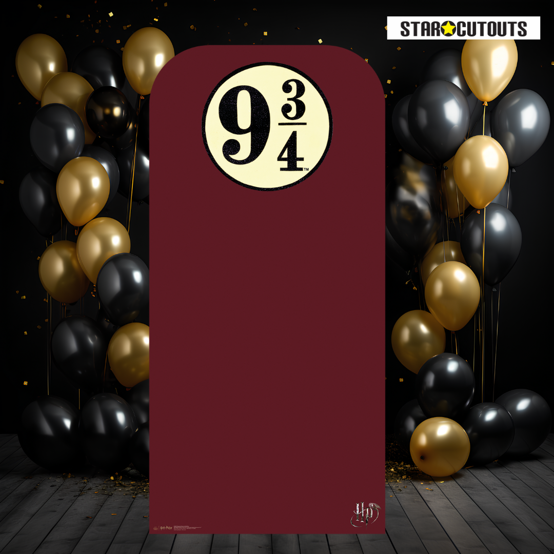 SC4451 Hogwarts Express Platform 9¾ Harry Potter Backdrop - Sailboard Cardboard Cut Out Height 193.00cm - mycardboardcutout