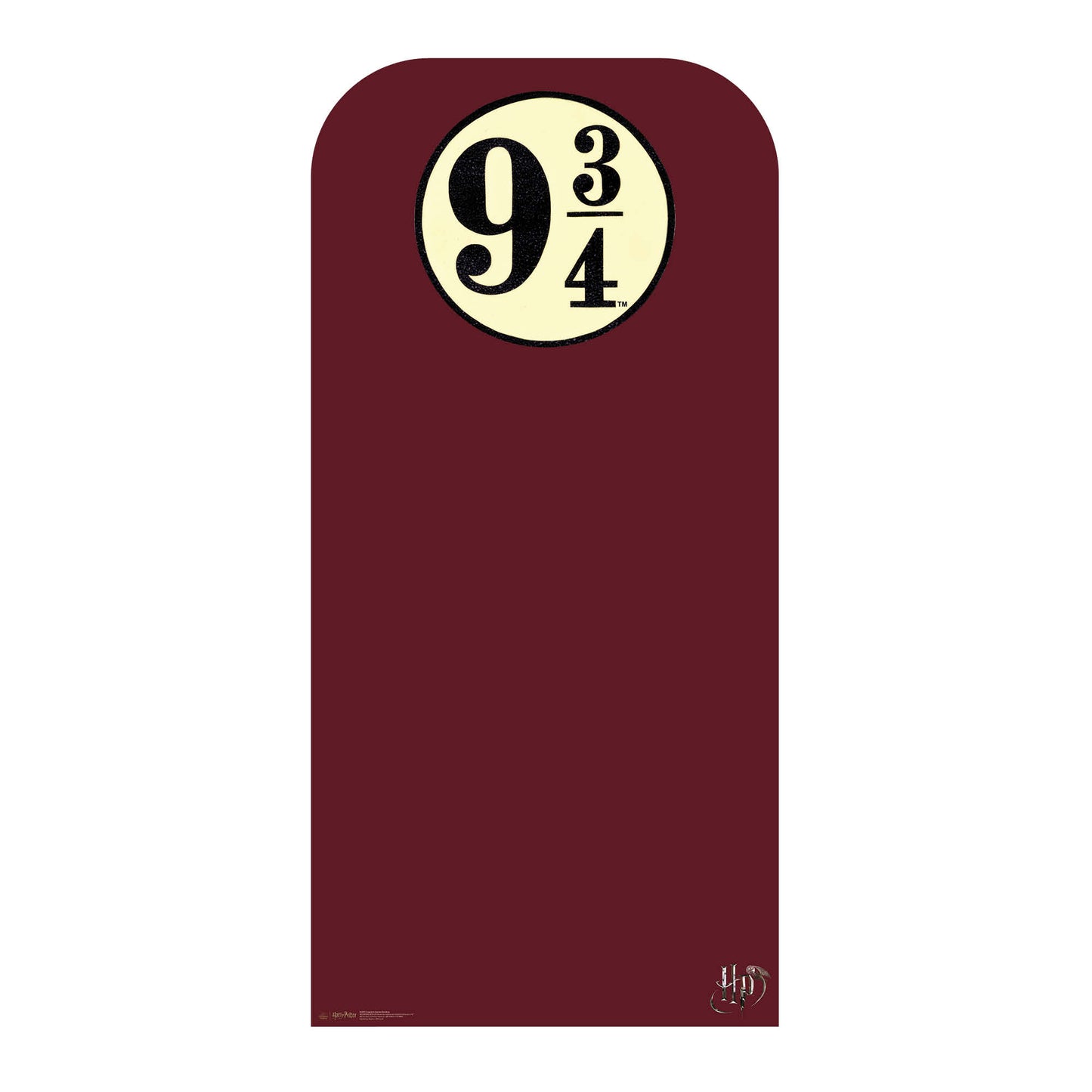 SC4451 Hogwarts Express Platform 9¾ Harry Potter Backdrop - Sailboard Cardboard Cut Out Height 193.00cm - mycardboardcutout