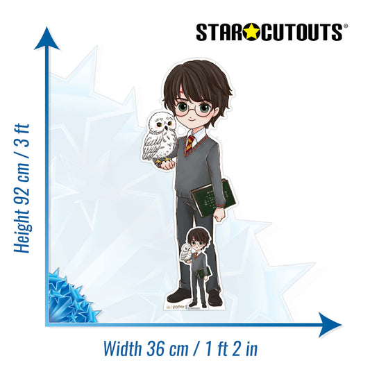 SC4452 Cute Harry Potter Animated Cardboard Cut Out Height 92cm - mycardboardcutout