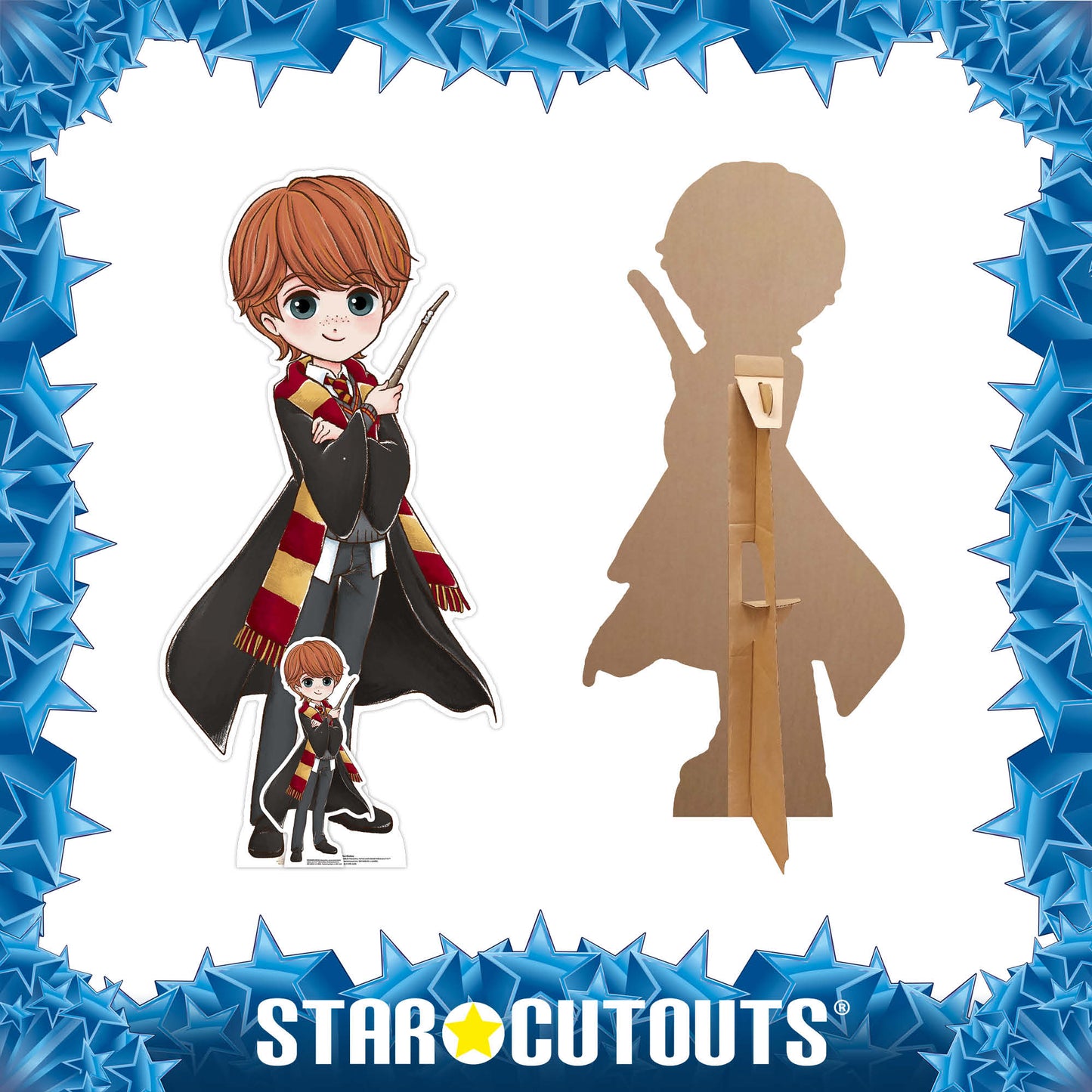 SC4453 Cute Ron Weasley Animated Cardboard Cut Out Height 92cm - mycardboardcutout