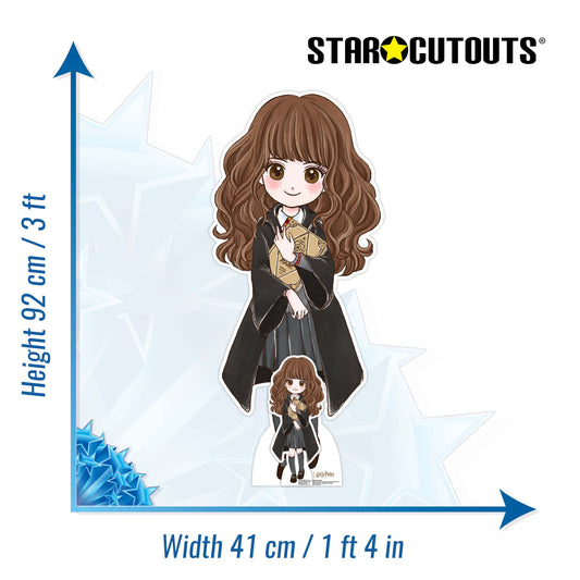 SC4454 Cute Hermione Granger Animated Cardboard Cut Out Height 92cm - mycardboardcutout