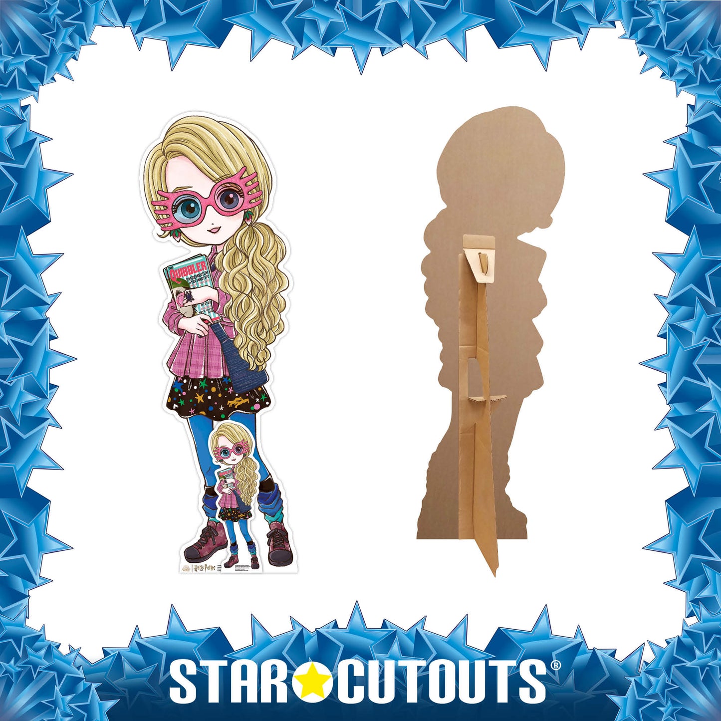SC4456 Cute Luna Lovegood Animated Cardboard Cut Out Height 92cm - mycardboardcutout
