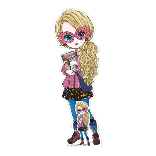 SC4456 Cute Luna Lovegood Animated Cardboard Cut Out Height 92cm - mycardboardcutout