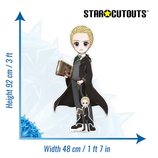 SC4457 Cute Draco Malfoy Animated Cardboard Cut Out Height 92cm - mycardboardcutout