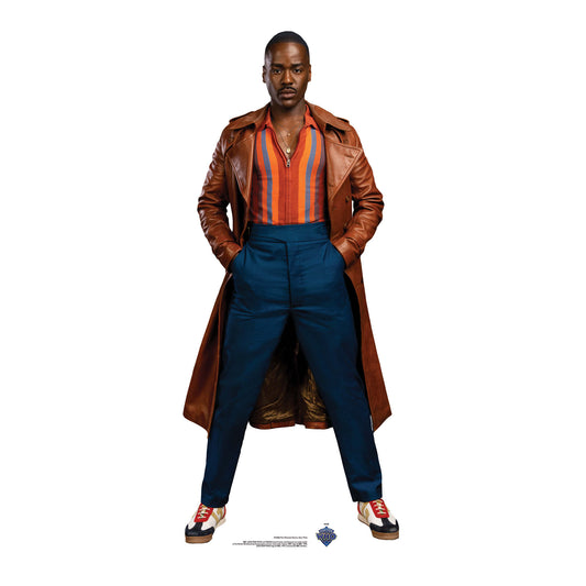 SC4462 15th Doctor Who Ncuti Gatwa Star Mini Cardboard Cut Out Height 91cm - mycardboardcutout