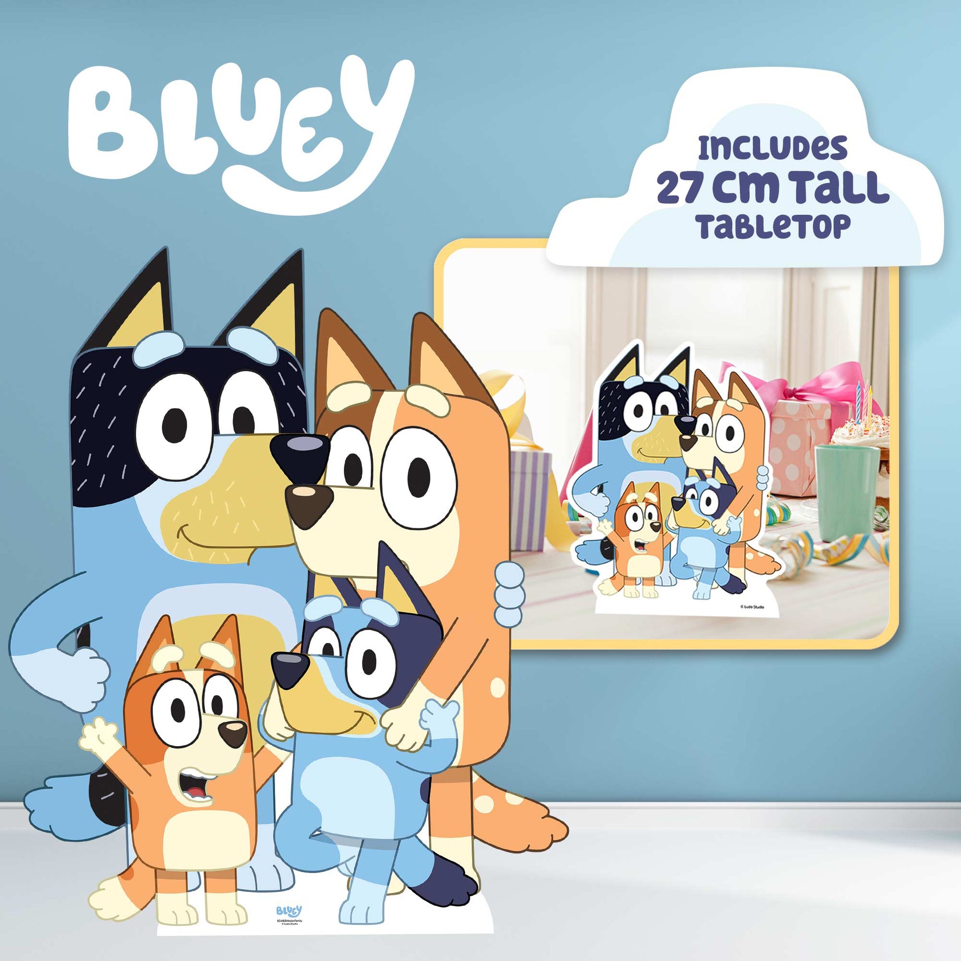 SC4465 Heeler Family Cardboard Cut Out Height 117cm - mycardboardcutout