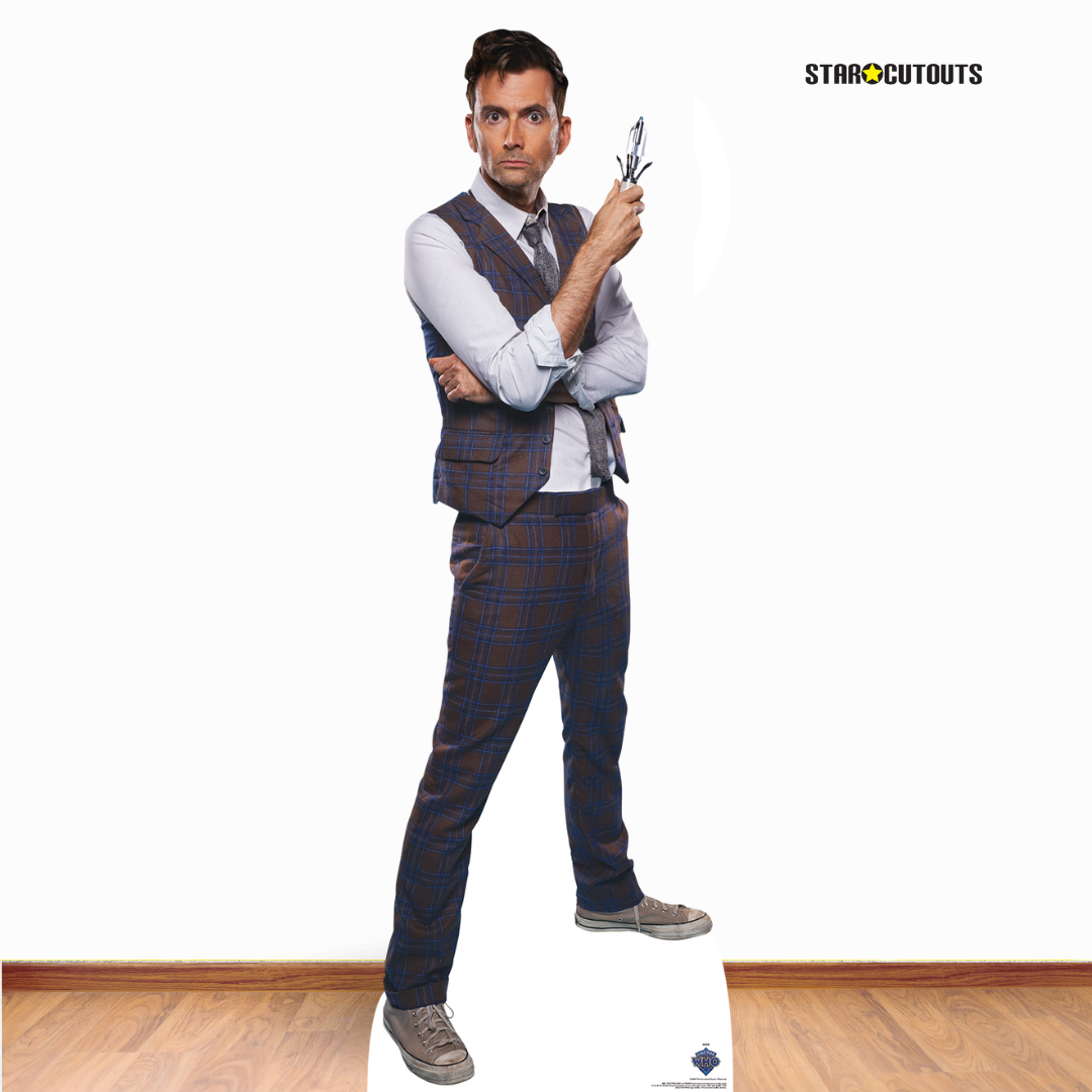SC4497 14th Doctor Who Waistcoat David Tennant Cardboard Cut Out Height 186cm - mycardboardcutout