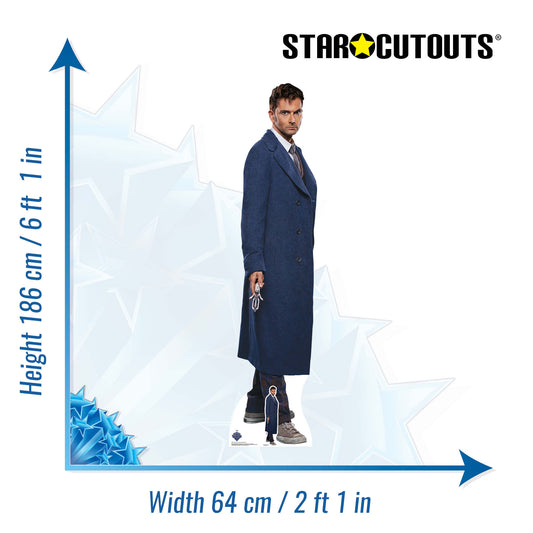 SC4471 14th Doctor Who David Tennant Cardboard Cut Out Height 186cm - mycardboardcutout