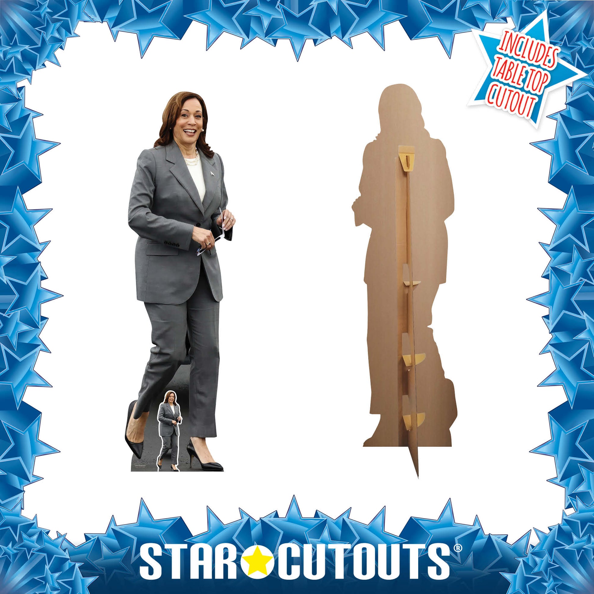 SC4474 Kamala Harris - Democratic Politician Cardboard Cut Out Height 163cm - mycardboardcutout