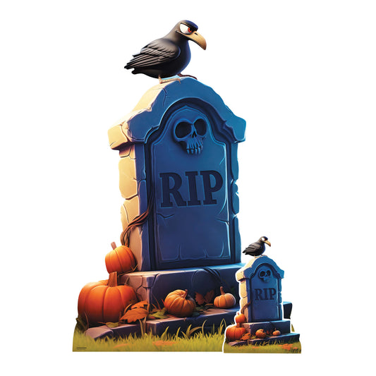 SC4476 Cartoon Tombstone Cardboard Cut Out Height 135cm - mycardboardcutout