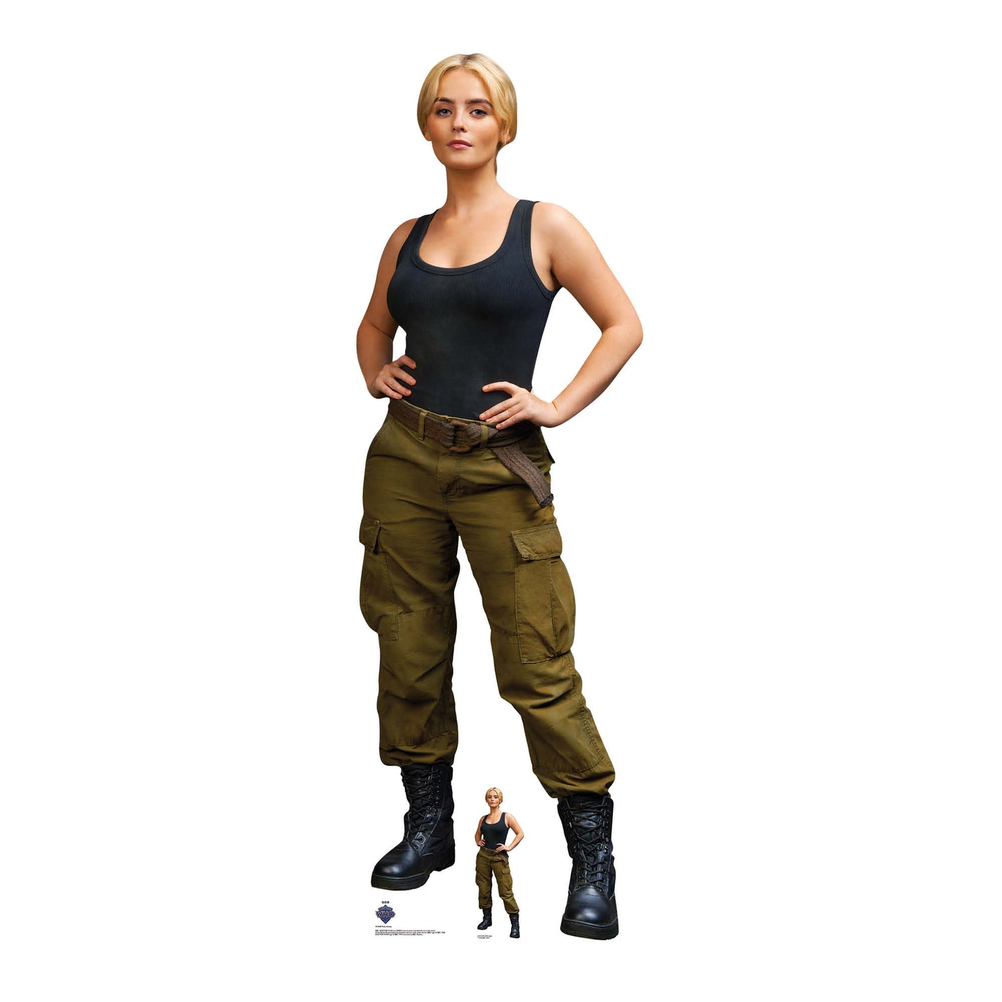SC4488 Ruby Sunday - Combat Mille Gibson Cardboard Cut Out Height 167.00cm - mycardboardcutout