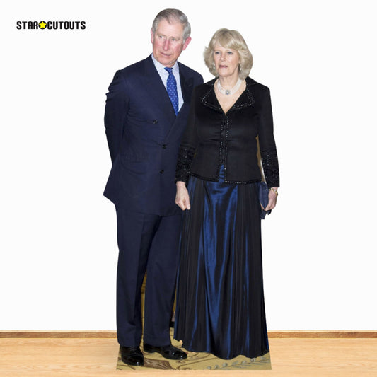 King Charles and Camilla The Queen Consort Cardboard Cutout