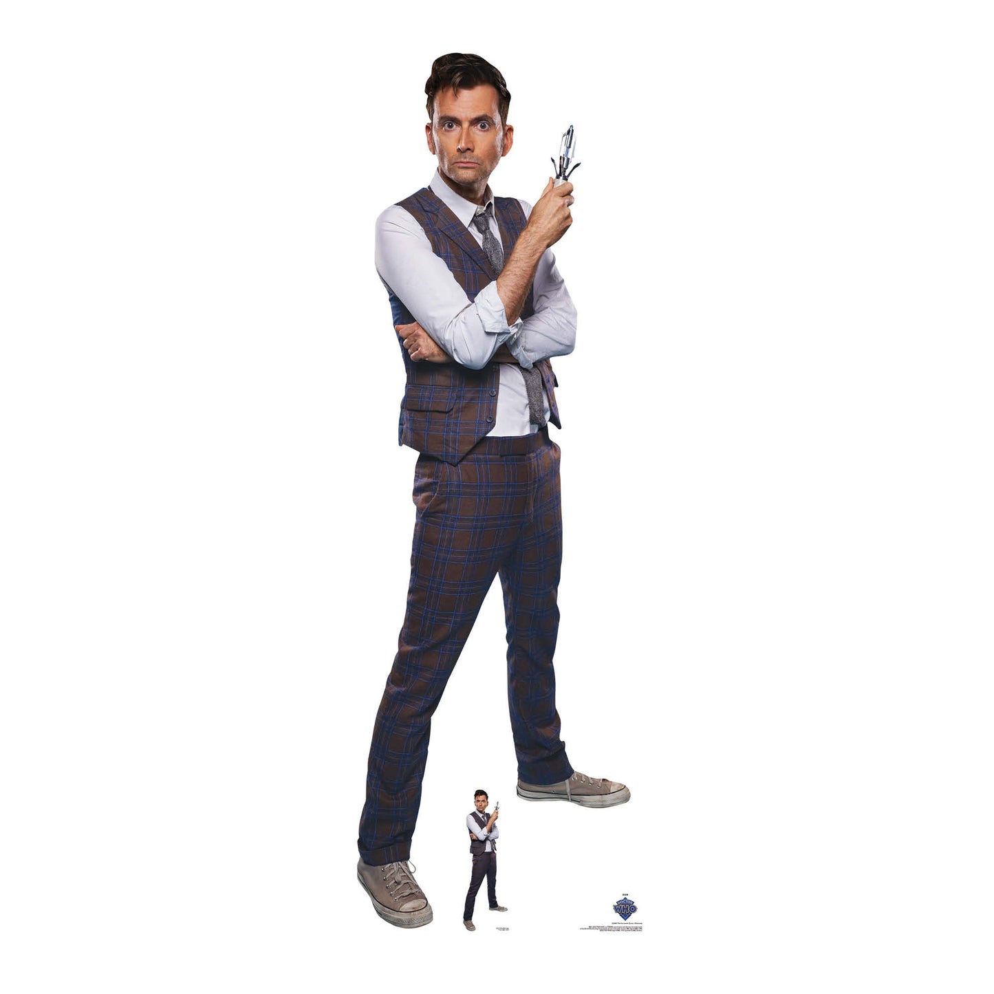 SC4497 14th Doctor Who Waistcoat David Tennant Cardboard Cut Out Height 186cm - mycardboardcutout