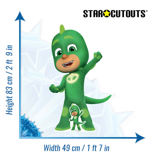 SC4502 SC4502 PJ Masks Gekko  Cardboard Cut Out Height 83cm