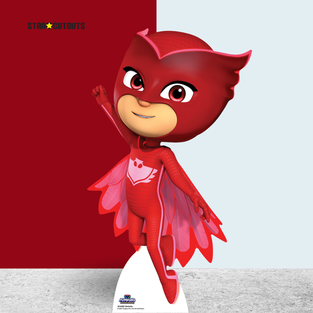 SC4503 PJ Masks Owlette Cardboard Cut Out Height 85cm