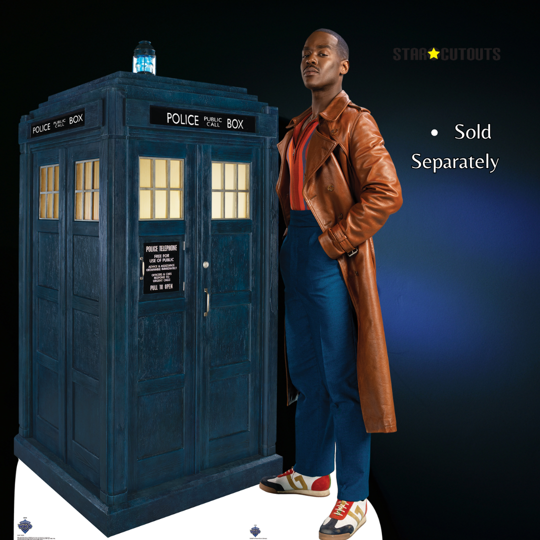 SC4508 Ncuti Gatwa as The Fifteenth Doctor - Doctor Who - Side Glance Variant Cardboard Cut Out Height 174cm - mycardboardcutout