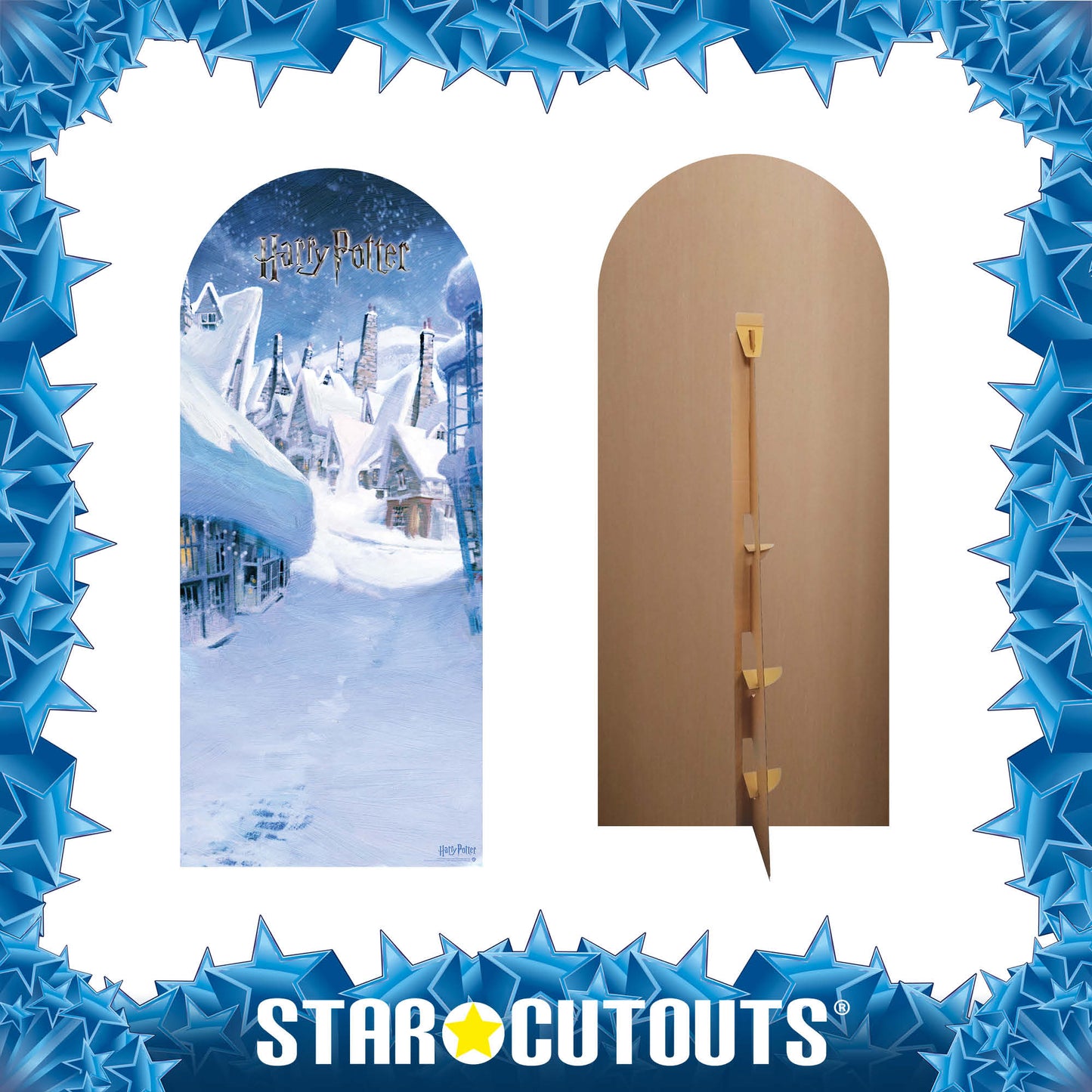 SC4520 Hogsmeade Village Backdrop Single - FSC Cardboard Cut Out Height 185cm - mycardboardcutout