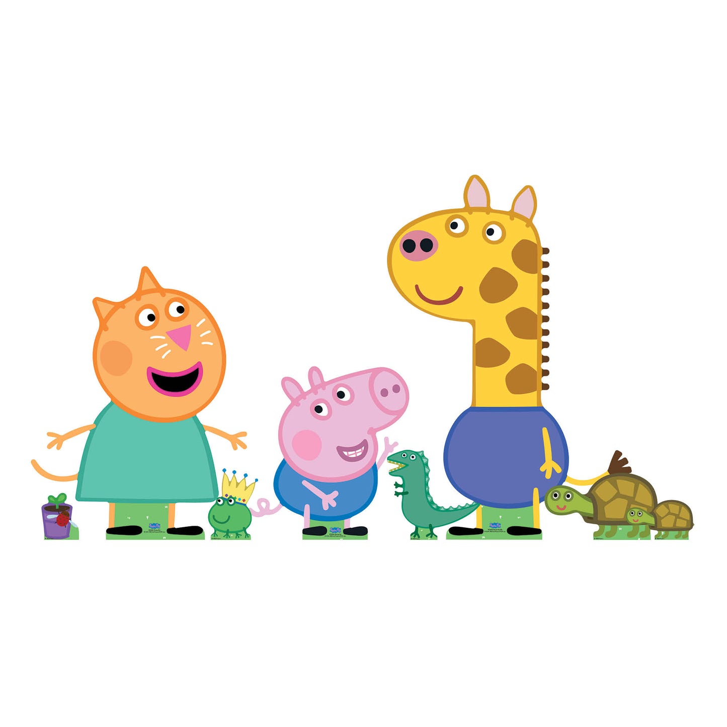 SC4524 Gerald, George and Pedro Cardboard Cutout Decoration Multi Pack Height 86cm