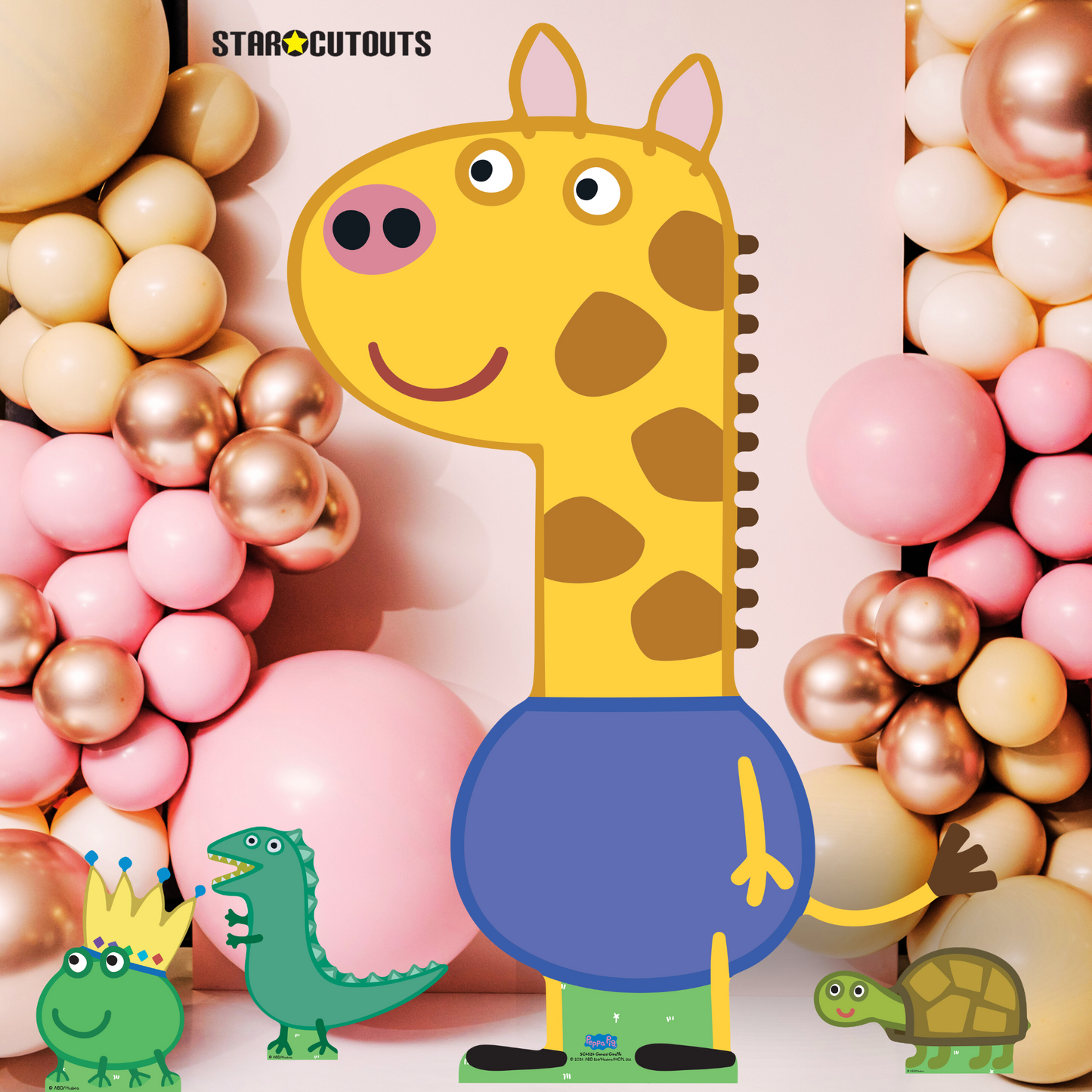 SC4524 Gerald, George and Pedro Cardboard Cutout Decoration Multi Pack Height 86cm