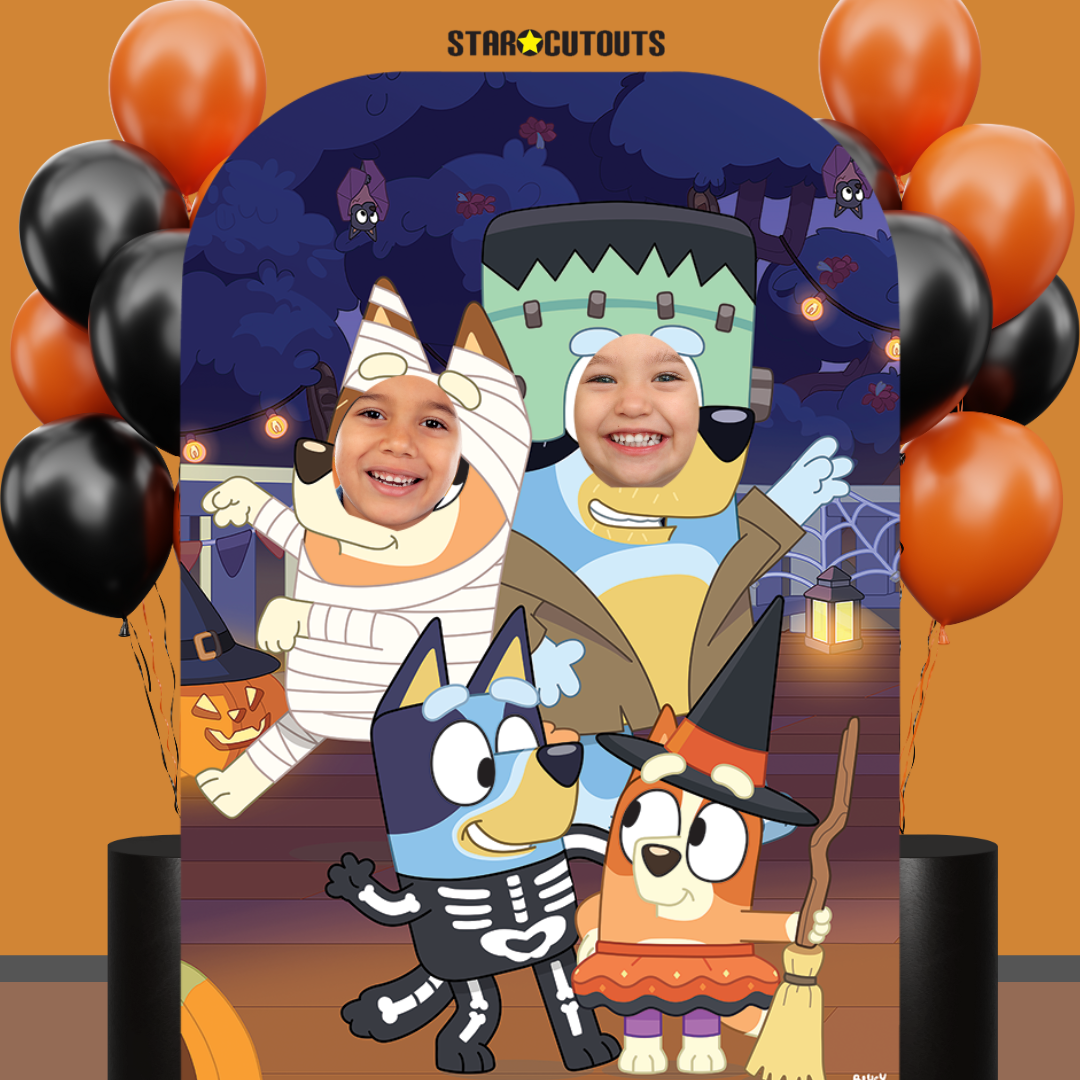 SC4537 Bluey Halloween Stand-In Cardboard Cut Out Height 131cm