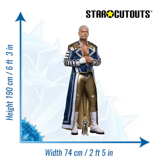 SC4544 Cody Rhodes The American Nightmare WWE - Lifesize Cardboard Cut Out Height 190cm
