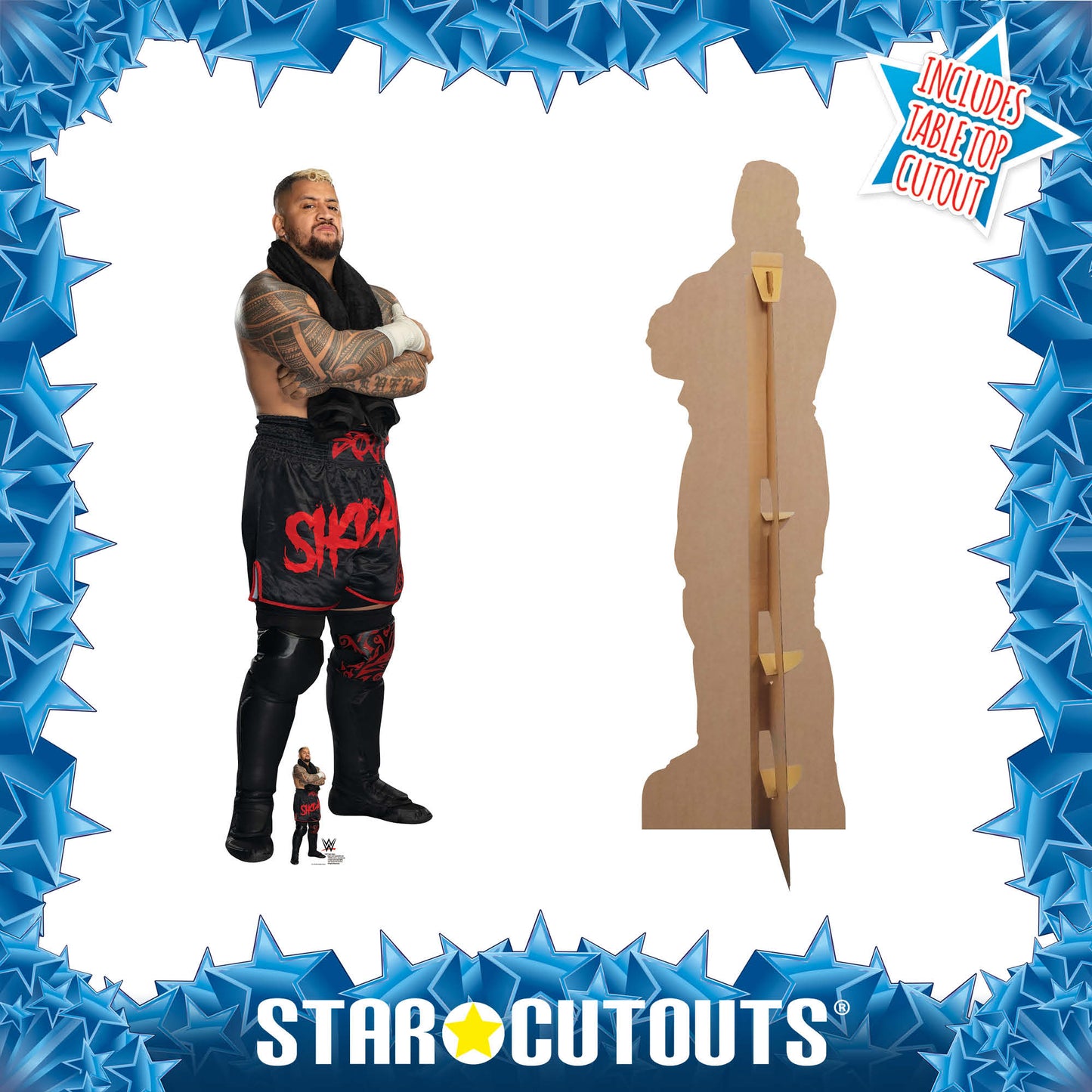 SC4547 Solo Sikoa WWE Cardboard Cut Out Height 190cm