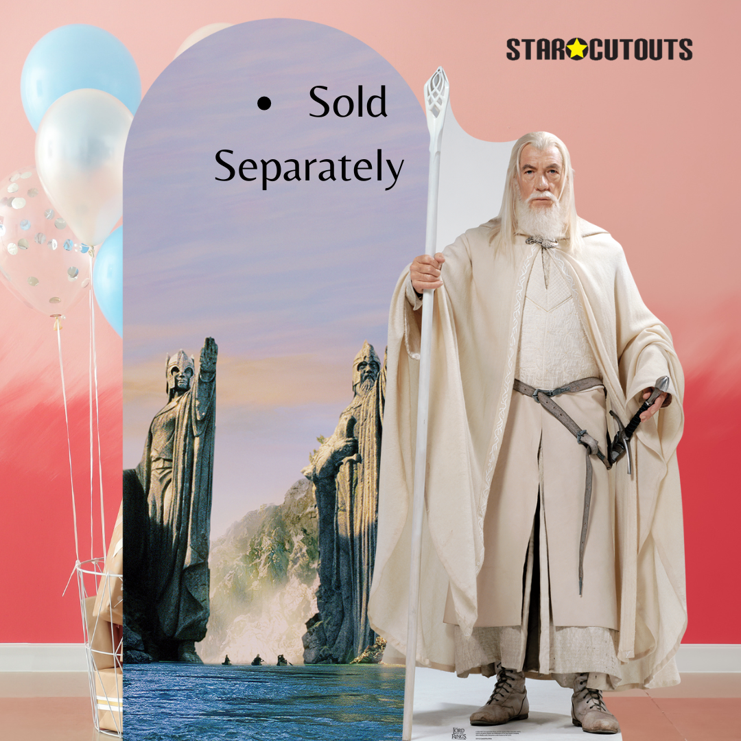 SC4553 Lord of The Rings Argonath Backdrop Single Cardboard Cut Out Height 185cm