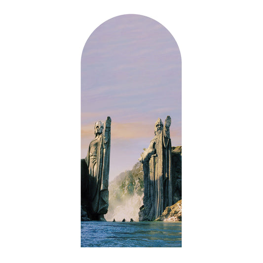 SC4553 Lord of The Rings Argonath Backdrop Single  Cardboard Cut Out Height 185cm