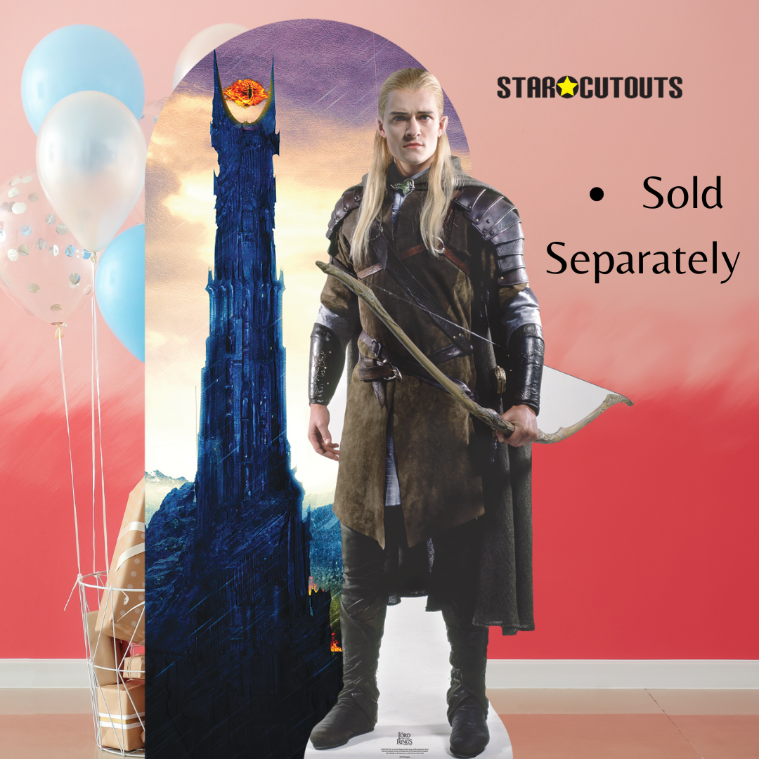 SC4554 Lord of The Rings Eye of Sauron Landscape Backdrop Single Cardboard Cut Out Height 185cm