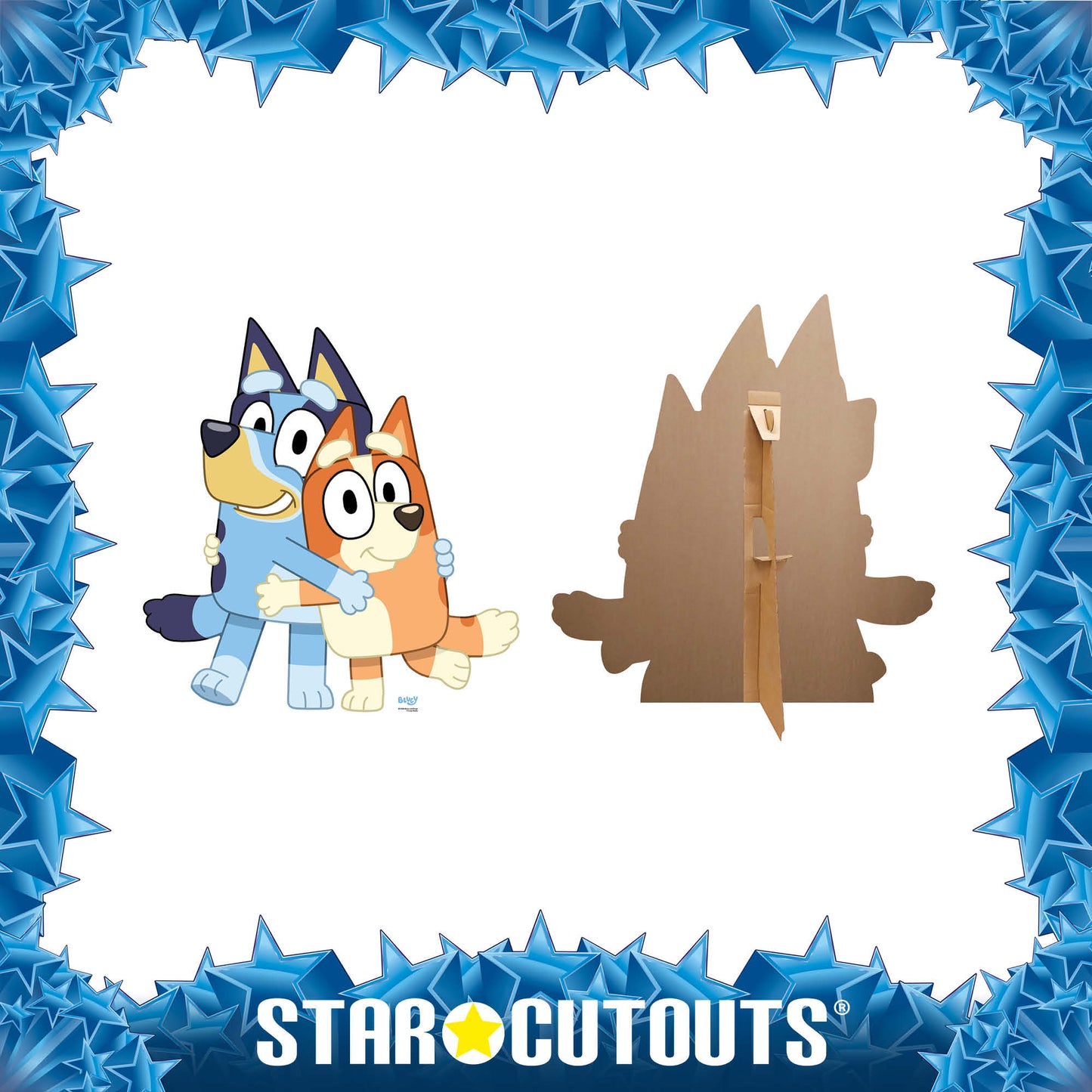 SC4558 Bluey and Bingo Cardboard Cut Out Height 91cm - mycardboardcutout