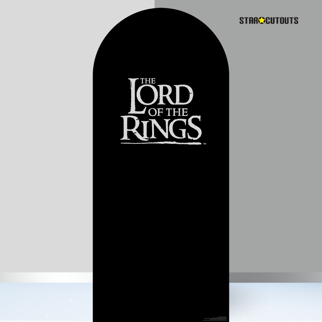 SC4560 Lord of the Rings Logo Backdrop Single Cardboard Cut Out Height 185cm