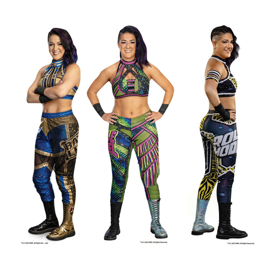SC4582 WWE Bayley Three Shelf Top Cardboard Cut Outs Height 31cm